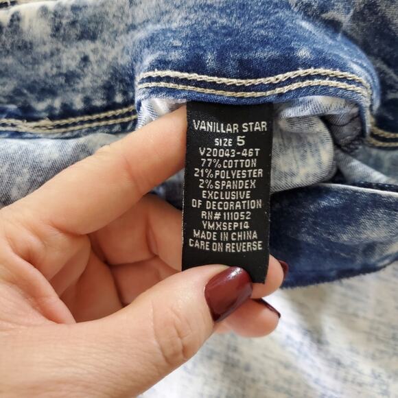 Vanilla Star | Lightweight Acid Wash High Rise Jeans - Picture 7 of 8